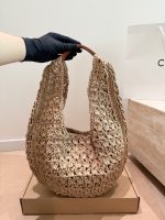 CELINE raffia hobo bag size : 40*25 cm - Image 7