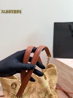 YSL beach raffia bag tote size ：35X35cm - Image 7