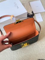 CELINE triomphe monogram bag size : 20.5× 10.5× 4 cm - Image 9
