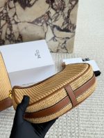 CELINE raffia hobo bag size : 24*20cm - Image 8