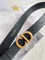 Dior belt 3.0cm size : 80-100 cm