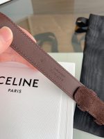 Celine triomphe suede belt 2.5 cm size: 80-100 cm - Image 8