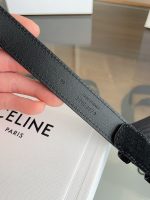 Celine triomphe suede belt 2.5 cm size: 80-100 cm - Image 8