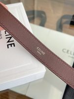 Celine triomphe suede belt 2.5 cm size: 80-100 cm - Image 8