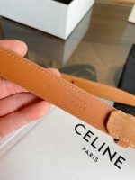 Celine triomphe suede belt 2.5 cm size: 80-100 cm - Image 8