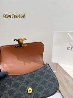 CELINE Triomphe handle crossbody bag size : 23x13cm - Image 7