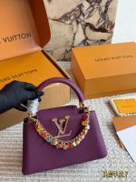 LOUIS VUITTON lv capucines bag  size :20cm - Image 8