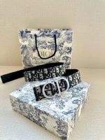 Dior men belt 3.5 cm - Image 9