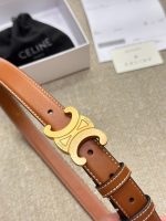 CELINE TRIOMPHE BELT 2.5 CM  SIZE : 75 -100 CM - Image 9