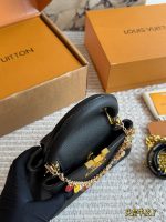 LOUIS VUITTON lv capucines bag  size :20cm - Image 9