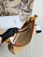 CELINE raffia hobo bag size : 24*20cm - Image 10