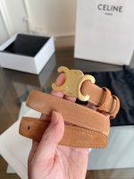 Celine triomphe suede belt 2.5 cm size: 80-100 cm - Image 10