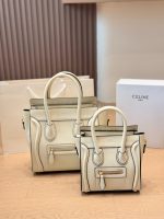 CELINE luggage hobo bag size : 28 x 28cm/ 22 x 20cm - Image 11