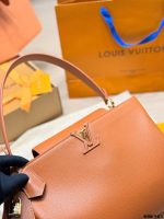 LOUIS VUITTON lv capucines bag  size : 38 x 23cm - Image 3