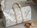 LOUIS VUITTON lv duffle white murakami size : 55cm-50cm-45cm - Image 3