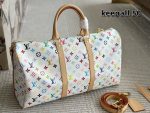 LOUIS VUITTON lv duffle white murakami size : 55cm-50cm-45cm - Image 4