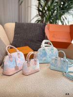 LOUIS VUITTON lv DENIM ALMA BB SIZE : 18CM / 24CM