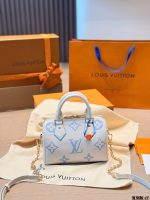 LOUIS VUITTON lv SPEEDY20 BLUE