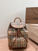 Burberry backpack size :  23*33 cm