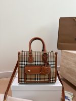 Burberry mini tote bag size :  23x19cm - Image 2