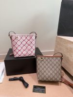 Gucci GG Emblem MINI BUCKET BAG SIZE : 16X20 CM