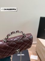 chanel 23k CF woc handle bag size : 19x 10 cm - Image 3