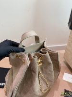 chanel backpack suede bag size : 30 cm - Image 3