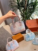 LOUIS VUITTON lv DENIM ALMA BB SIZE : 18CM / 24CM - Image 4