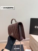 chanel 23k CF woc handle bag size : 19x 10 cm - Image 5