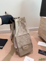 chanel backpack suede bag size : 30 cm - Image 6