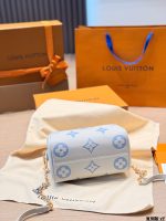LOUIS VUITTON lv SPEEDY20 BLUE - Image 6