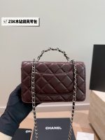 chanel 23k CF woc handle bag size : 19x 10 cm - Image 7