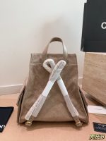 chanel backpack suede bag size : 30 cm - Image 7