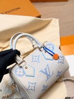 LOUIS VUITTON lv SPEEDY20 BLUE - Image 7