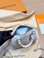 LOUIS VUITTON lv SPEEDY20 BLUE - Image 9