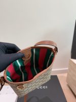 Gucci GG Emblem MINI BUCKET BAG SIZE : 16X20 CM - Image 9