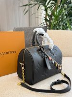 LOUIS VUITTON lv SPEEDY20 BLACK SIZE :  20×13×12cm - Image 5