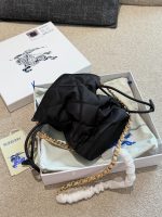 Burberry bucket bag size :  15×20 cm - Image 7