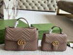 Gucci  Marmont handle  bag size : 20/27 cm - Image 4