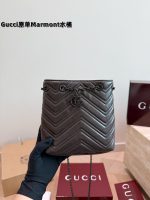 Gucci  Marmont bucket mini bag size : 18X 13CM - Image 4