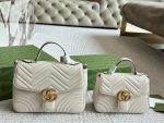 Gucci  Marmont handle  bag size : 20/27 cm - Image 5