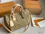 LOUIS VUITTON LV Speedy30 cm denim green - Image 2