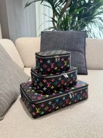LOUIS VUITTON lv vanity Toiletry  Bag size : 35.0×19.0x9.0/22.5×14.0×8.5 /17.0×9.5×8.5
