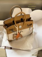  Hermes birkin 25 bag canvas size : 25 cm