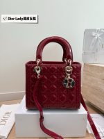 Dior lady dior Patent leather size： 17cm/21cm/24cm - Image 3