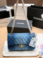CHANEL CF timeless double flap bag size : 25x15cm - Image 3