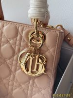 DIOR lady dior pink  size : 21cm - Image 3