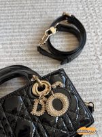 DIOR lady dior joy Patent leather size :  22 cm - Image 7