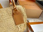 LOUIS VUITTON LV speedy30cm raffia bag - Image 3