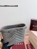 Gucci  Marmont bucket mini bag size : 18X 13CM - Image 3
